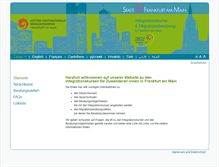 Tablet Screenshot of integrationskurse-frankfurt.de